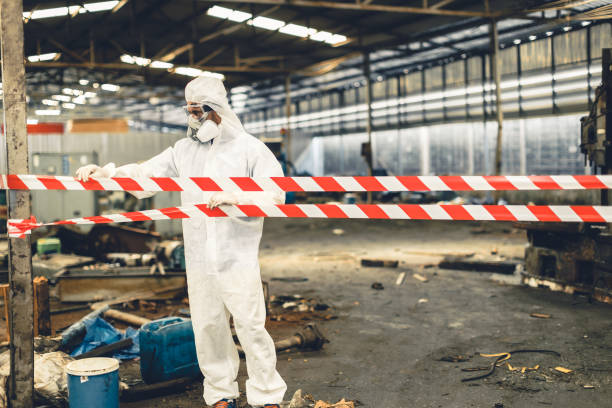 Professional Unattended Death Cleanup technician working in Deerfield Beach, FL